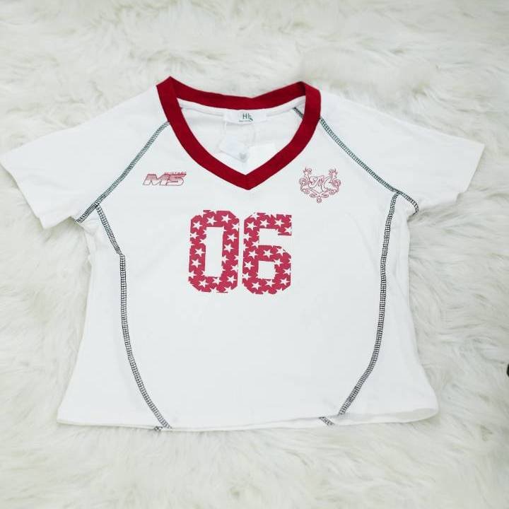 Chalk White Star-Graphic Match Top - Image 2