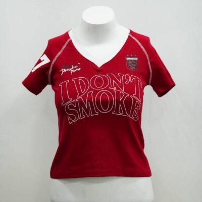 Crimson 'I Don't Smoke' Soccer Jersey