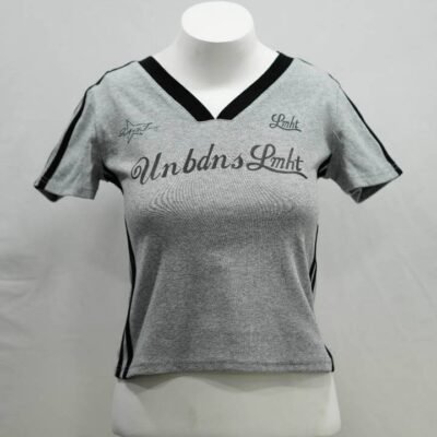Grey Racing Baby Tee