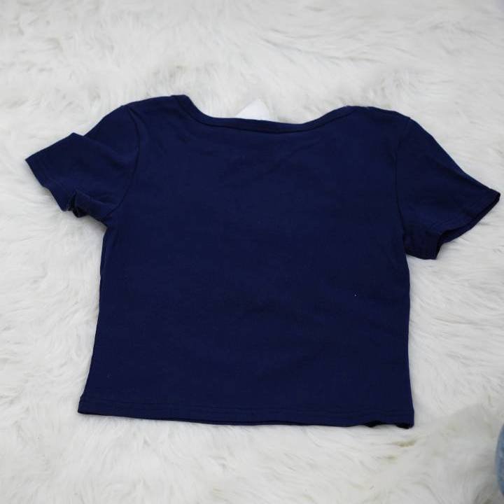 Midnight Starburst Halter-Layer Crop Top - Image 3