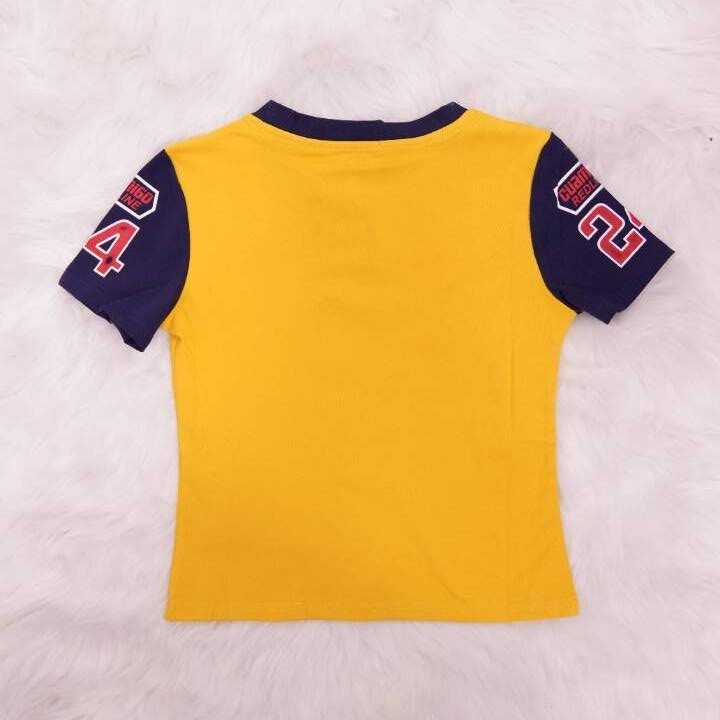 Mustard "The Cuamigo" Pitchside Crop Top - Image 2