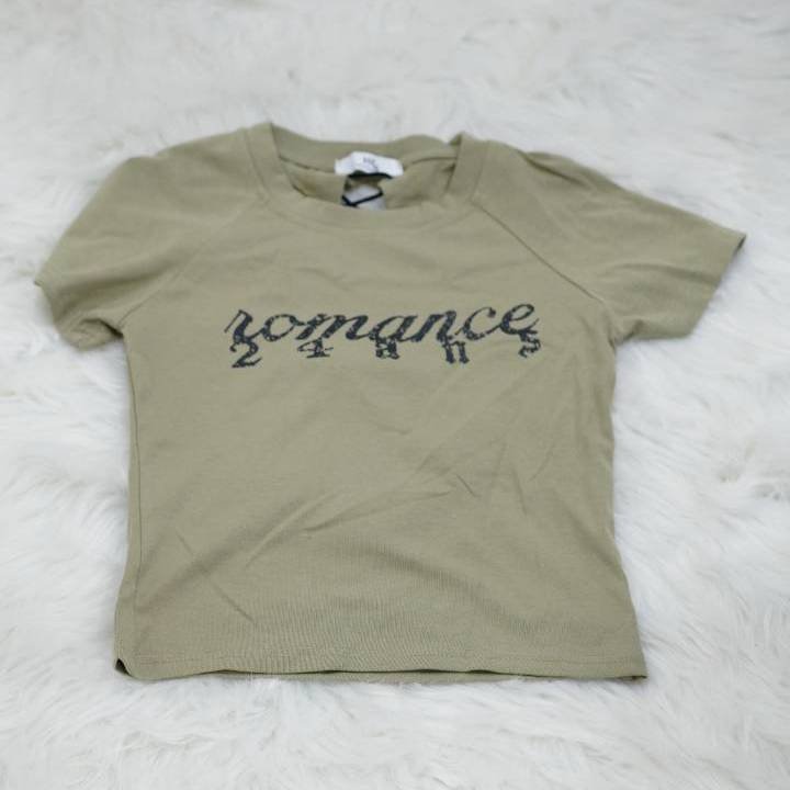 Sage Green "Romance" Lace-Up Back Crop Top - Image 3