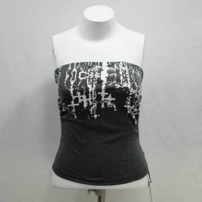 Pitch Grey "Shadow Graffiti" Tube Top
