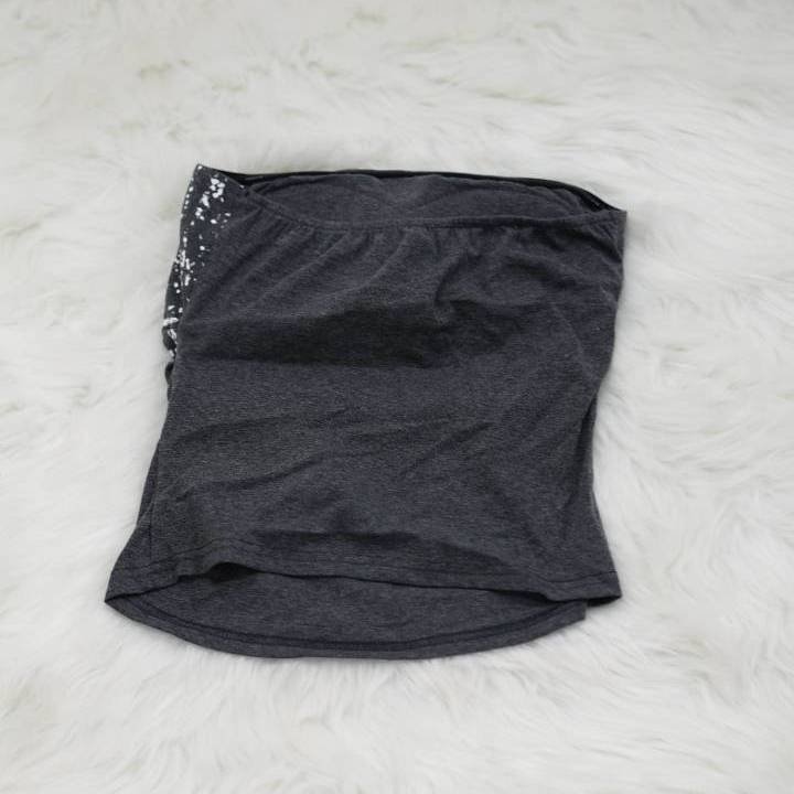 Pitch Grey "Shadow Graffiti" Tube Top - Image 3