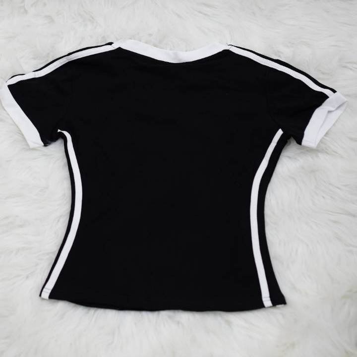 The ’05 Contour Racing Tee in Black & White - Image 3