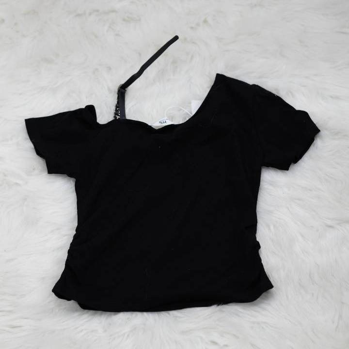 The Deconstructed Typography Tee in Black - Image 3