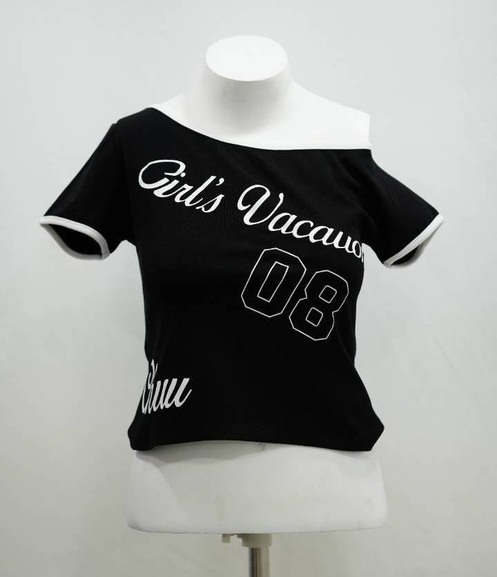 The Girl's Vacation Ringer Top
