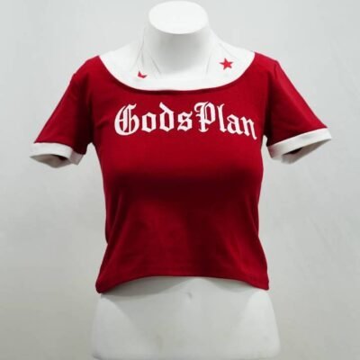 The Gods Plan Layered Halter Top in Crimson