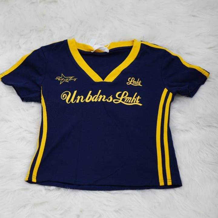 The 'Unbdns Lmht' Racing Baby Tee in White - Image 2