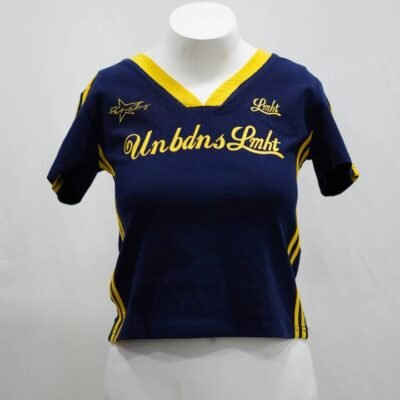 The 'Unbdns Lmht' Racing Baby Tee in White
